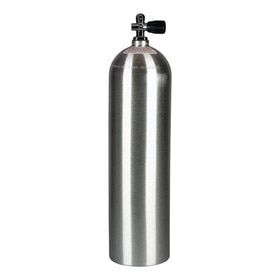 SABRE Field Scuba Tank with Harrison Valve is made of aluminum